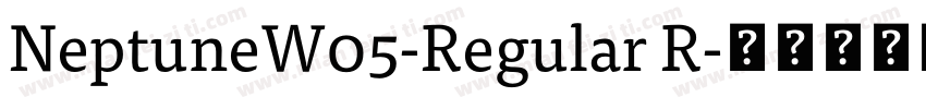 NeptuneW05-Regular R字体转换